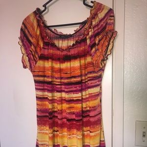 Multi colored blouse